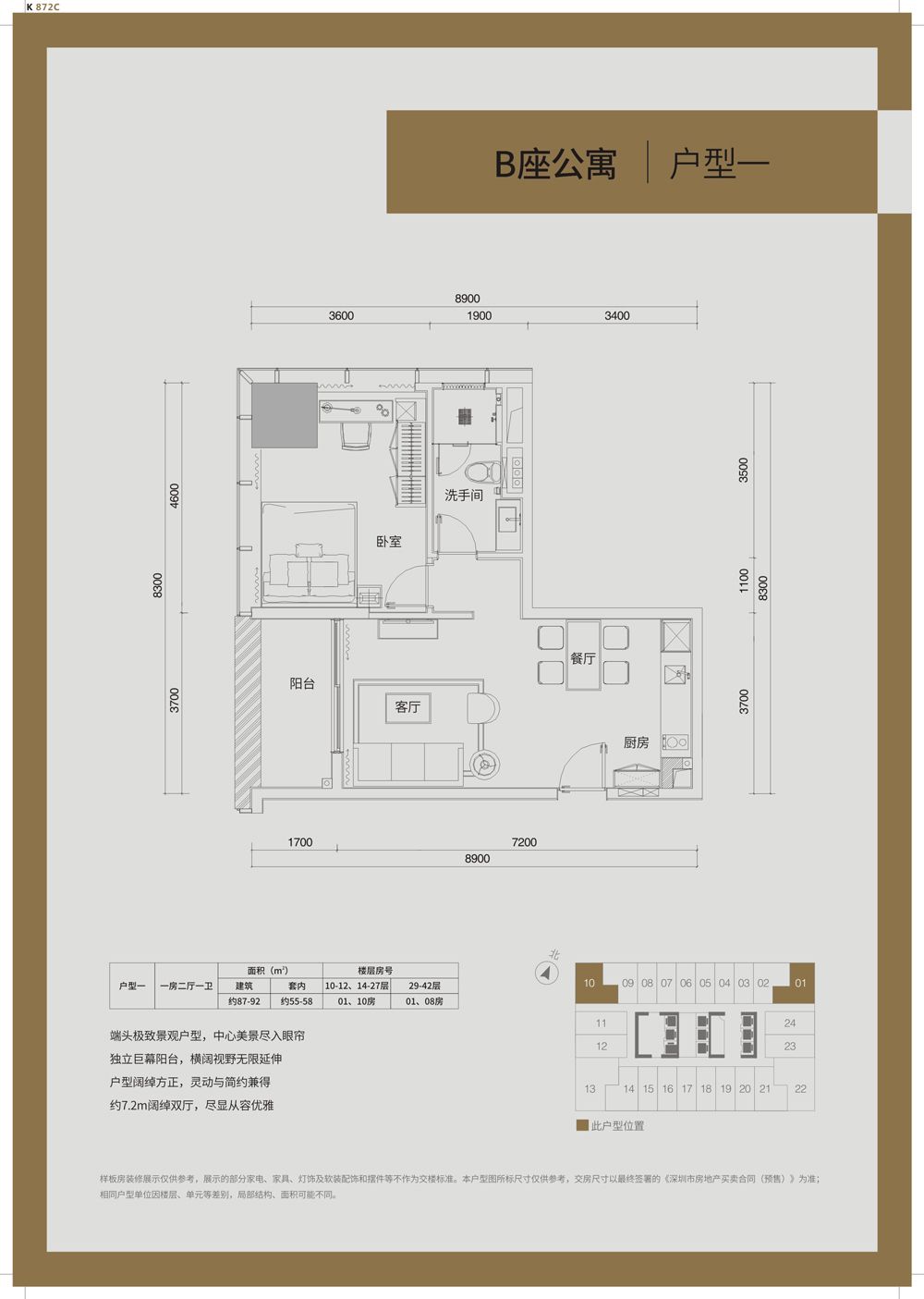 深业中城49-286㎡臻稀公寓|价格|项目资料|售楼处电话(图26)
