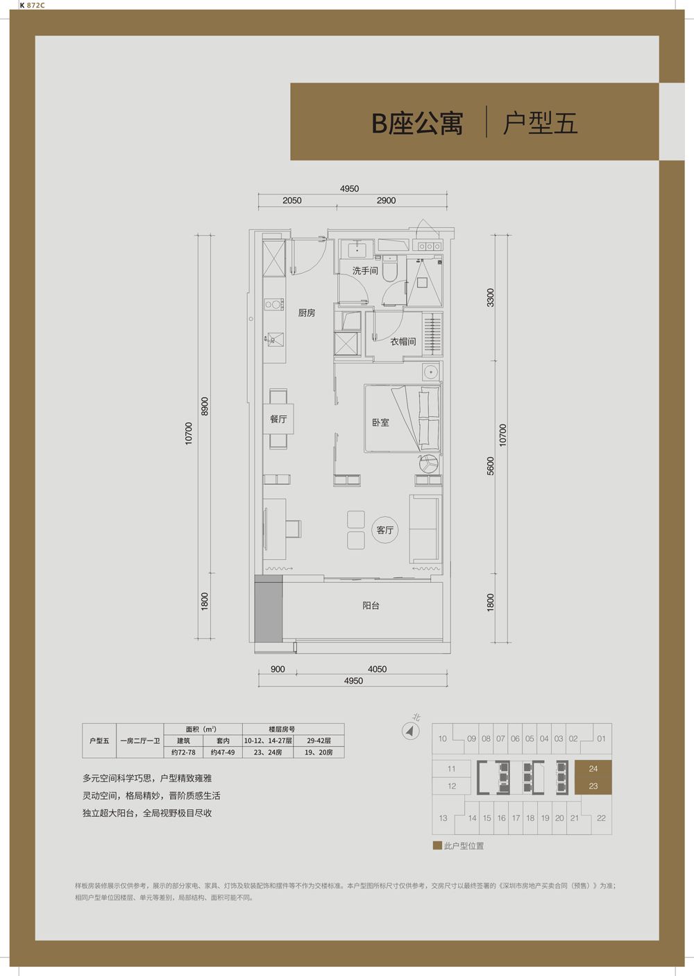 深业中城49-286㎡臻稀公寓|价格|项目资料|售楼处电话(图27)